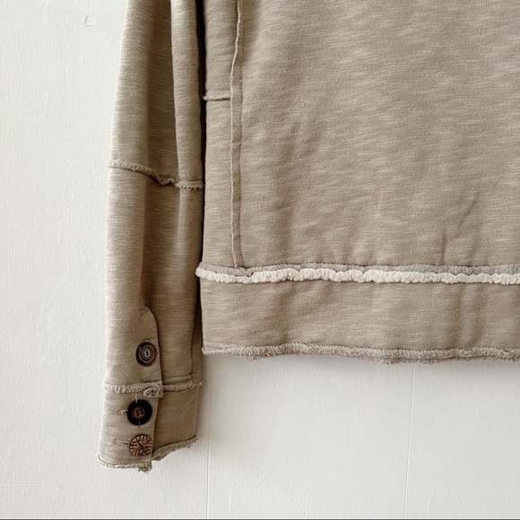 Element Tan Zip Front Jacket with Faux Sherpa Lining and Collar Size Small - Picture 11 of 16